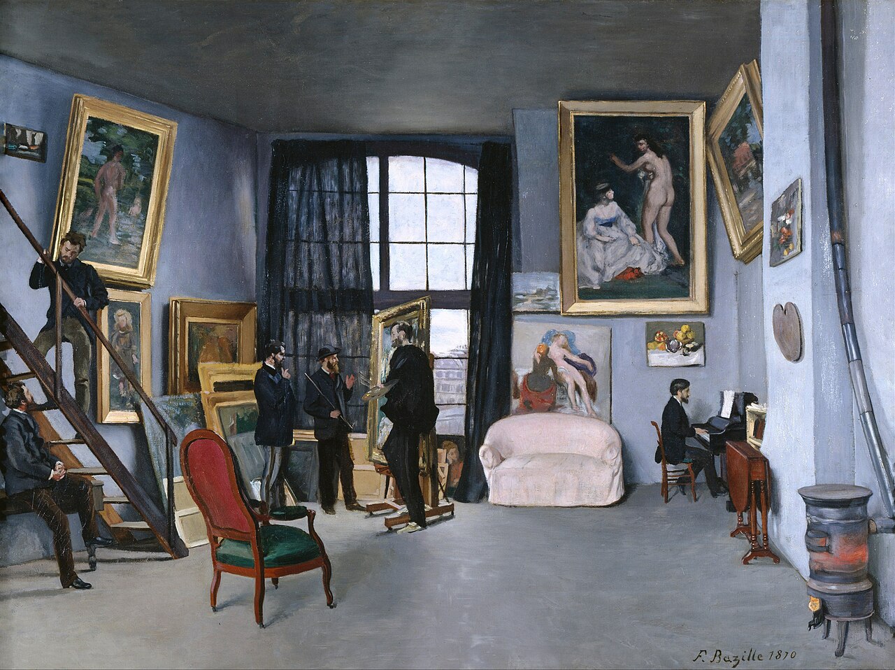 Bazille — The Artist's Studio